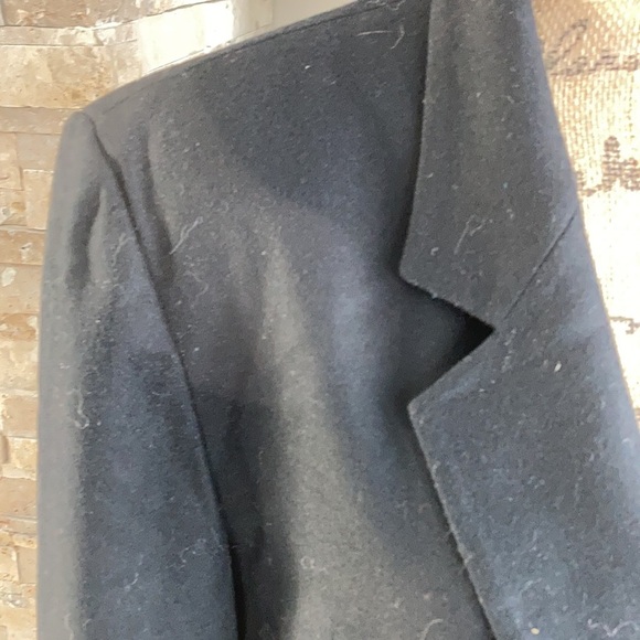 Vintage Pendleton 100% wool black one button blazer w two pockets in front - Picture 4 of 15